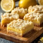 Delicious lemon crumb bars with a buttery crust and zesty filling